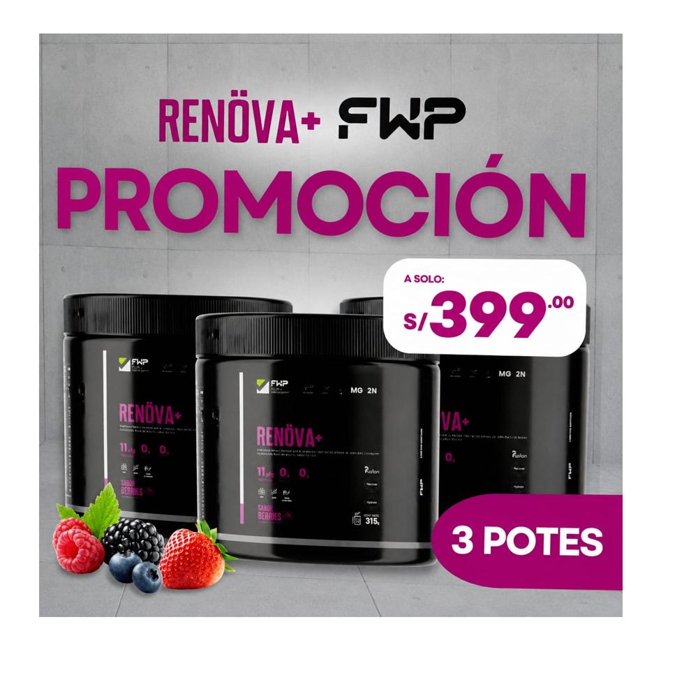 Colágeno Hidrolizado Con Resveratrol y Q10 Pack X 3 Potes