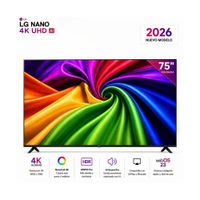 Televisor Smart TV LG Nano UHD 4K AI WebOS 75 Pulgadas 75NU800BPSB