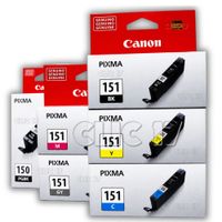 Tinta Canon 150 151 Pack de 6 colores CLI-151 PGI-150 Original
