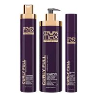 ITALIAN MAX - Curly Full Shampoo 500ml Acondicionador 300ml Fluid 120ml
