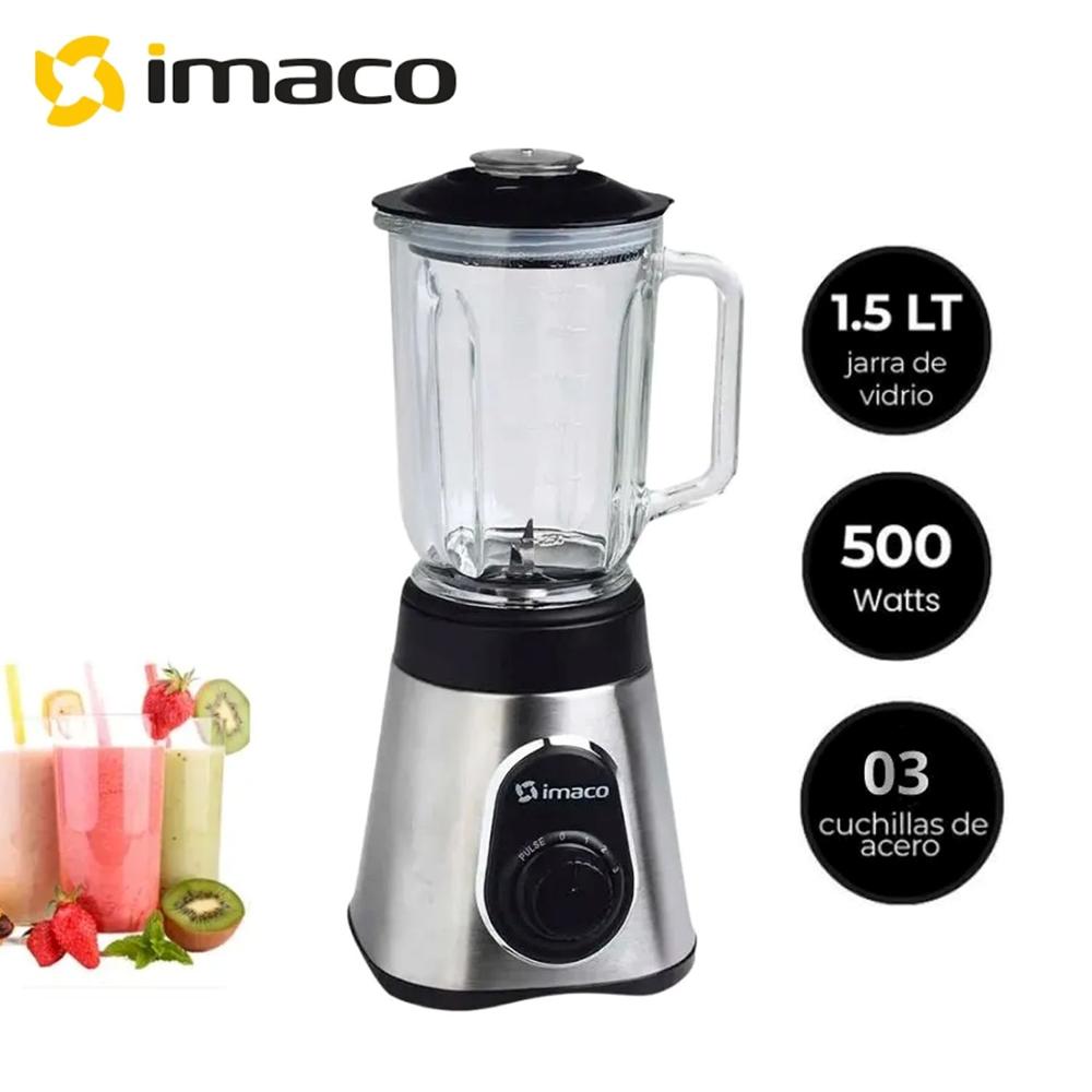 Licuadora 3 velocidades Inox 500w BLS3515