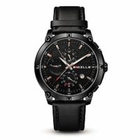 Reloj SNILLE Hombre Negro y Gris Resistente al Agua Quartz Ejecutivo Premium