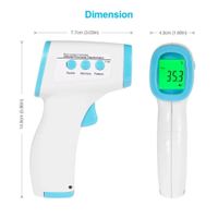 TERMÓMETRO DIGITAL INFRARROJO PARA FRENTE Y MUÑECA FT-888 GENIEKA