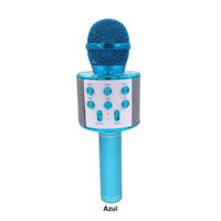 Micrófono Karaoke Bluetooth Inalámbrico Altavoz Integrado Recargable Moderno AJ738E