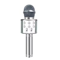 Micrófono Karaoke Bluetooth Inalámbrico Altavoz Integrado Recargable Moderno AJ738E