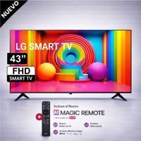 Televisor LG 43 Led FULL HD Smart TV Thinq AI 43LR6000PSA - Control Inteligente MAGIC