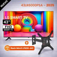 Televisor LG 43 Led FULL HD Smart TV Thinq AI 43LR6000PSA - RACK MOVIL