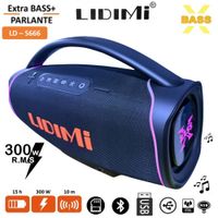 Parlante Portátil LIDIMI LD - S666 Bluetooth Super 300W