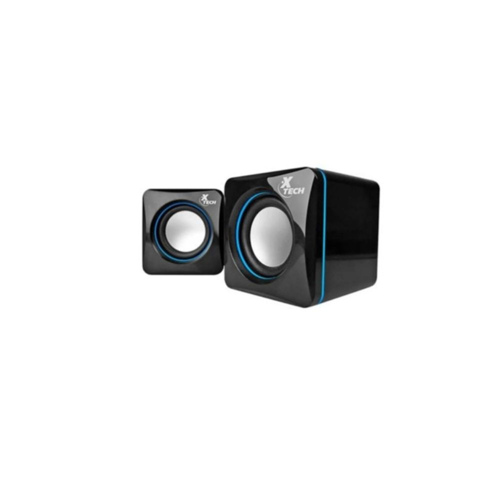 Miniparlantes Estéreo Multimedia Xtech XTS-110 de 2.0 Canales - Negro