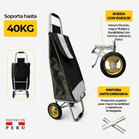 Carrito de Mercado  Modelo Estándar  Diseño Europeo con bolso