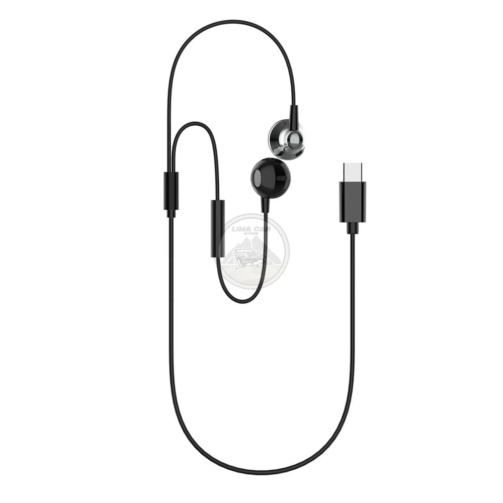 Audífonos In-Ear Tipo C - Con micrófono y cable 1.1m LDNIO