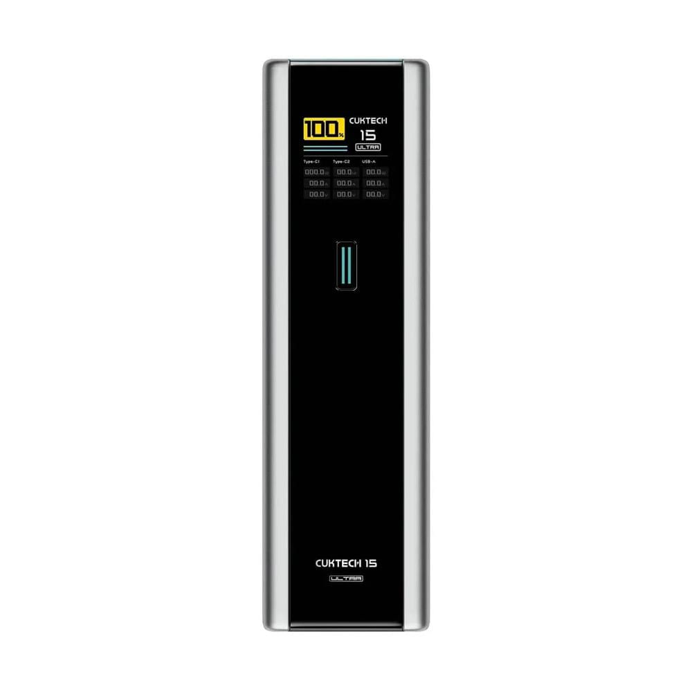 Power Bank CUKTECH 15 Ultra PB200U 20000mAh 210W TFT PD3.1 Aluminio