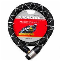 Kmazter Cadena De Seguridad 25mm X 150cm Para Moto Negro