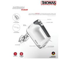 Batidora THOMAS 5Vel-Turbo TH-8832M -BLANCO