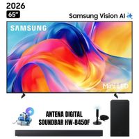 Televisor Samsung 65'' Mini LED M70H UHD 4K Tizen UN65M70HAGXPE 2026 - Ant - Soundbar HW-B450F