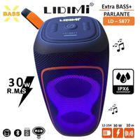 Parlante Portátil Lidimi Ld-s877 Bluetooth Extra Bass 30W
