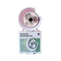 Ventilador de Mesa Rgb Rosado
