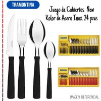 Juego de Cubierto Tramontina New Color 24 piezas