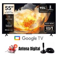 Televisor Smart TV TCL 55'' LED UHD 4K 55V6C GoogleTV 2025 - Antena Digital