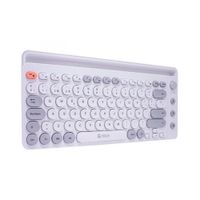 TECLADO INALAMBRICO TEROS TE 4070S 2 4 GHz bluetooth 3 0 5 2 80 teclas blanco