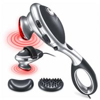 Masajeador Corporal Eléctrico Infrarrojo Con Mango Desmontable Para Espalda Y Cuello