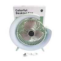 Ventilador de Mesa Rgb Blanco