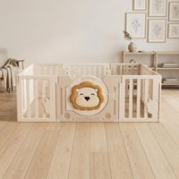 CORRALITO INFANTIL LEONCITO CON SEGURO DE PUERTA EXTERNO  150 x 180 CMT
