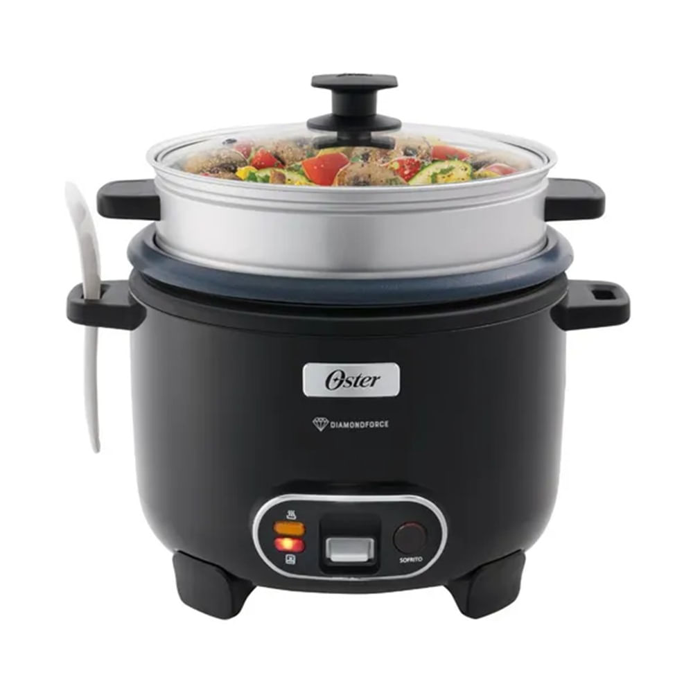 Olla Arrocera Oster 3 en 1, 2.2L CKSTRC12DFBLK-053 Negro