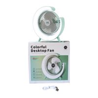 Ventilador de Mesa Rgb Verde