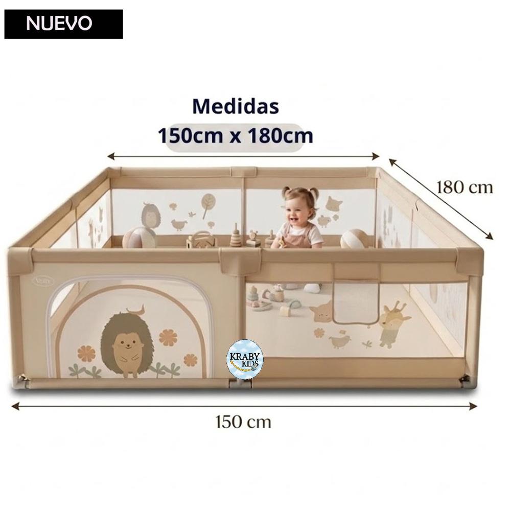 Corral Cerco para Bebes 150cmx180cm Beige