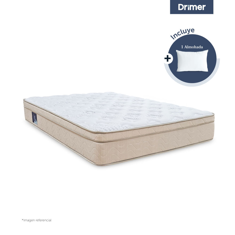 Colchón DRIMER Super Nova 1.5 Plazas  + 1 Almohada