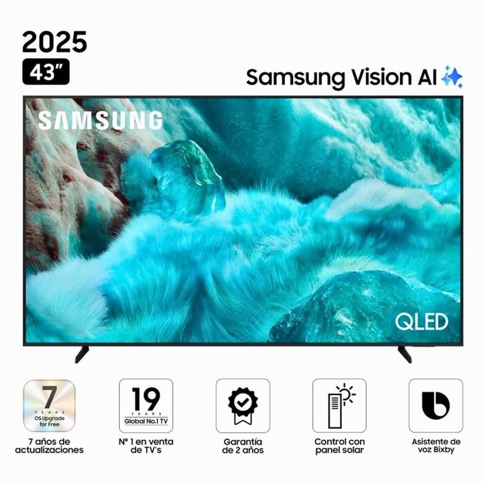 Televisor  Samsung 43  Smart TV QLED QN43Q7FAAGXPE  Vision AI