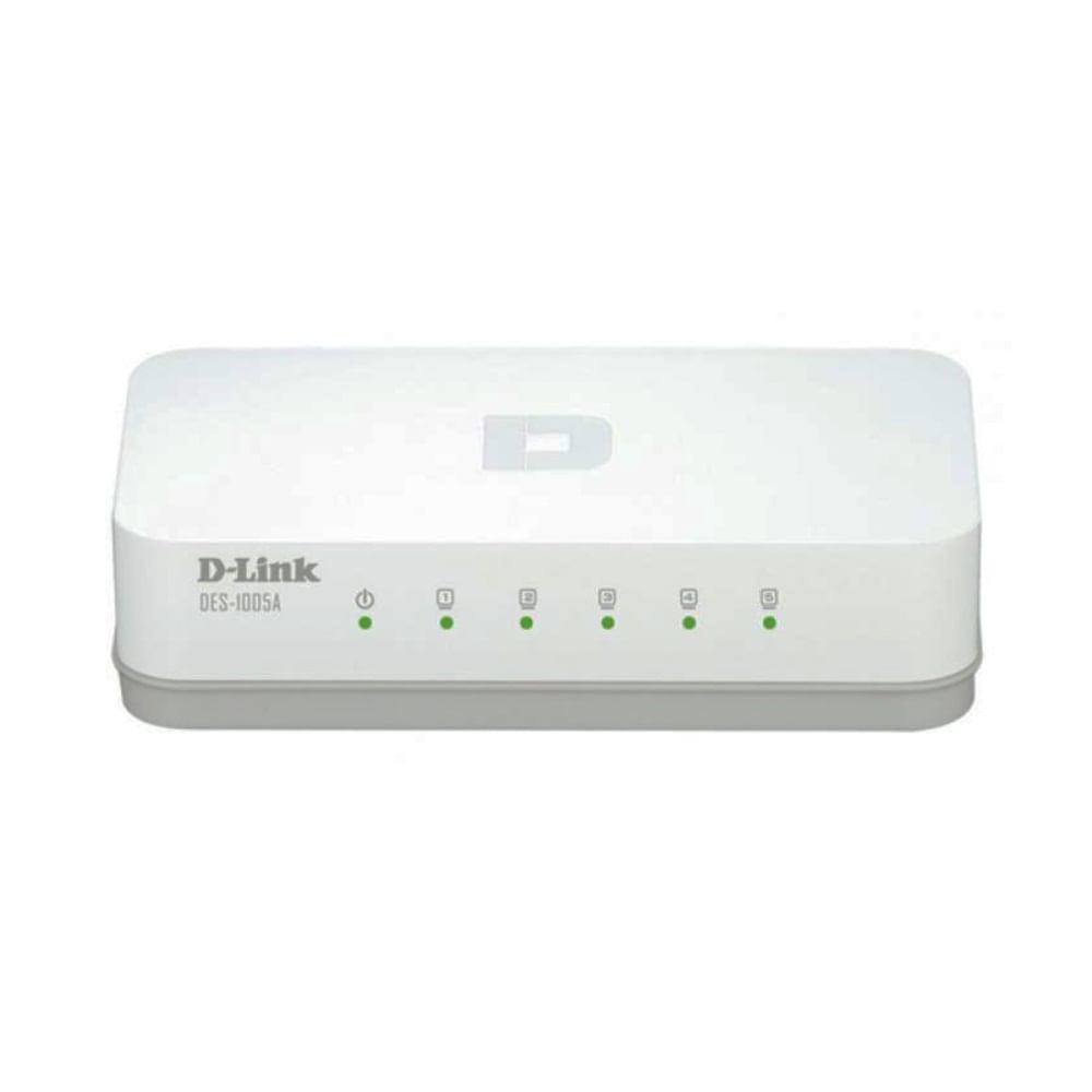 Switch D-Link DES-1005A 5 RJ-45 10-100 Mbps Auto MDI-MDI-X