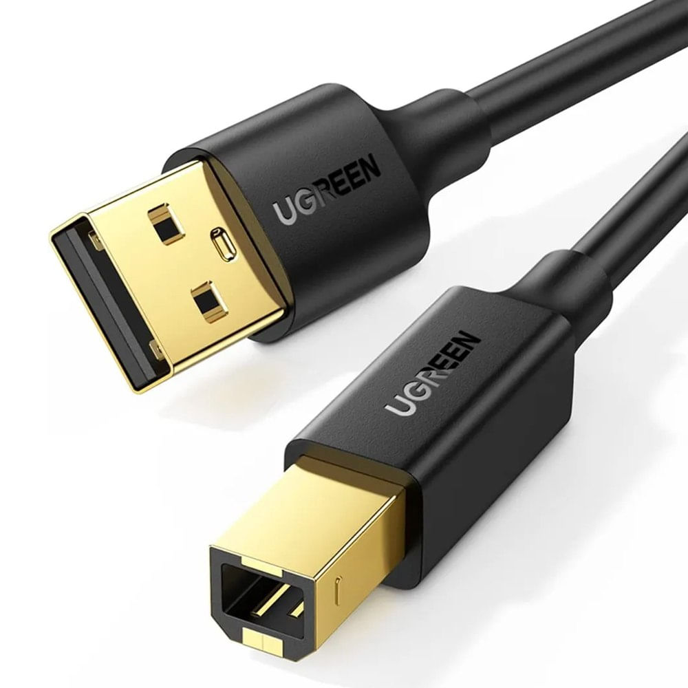 Cable USB para Impresora UGREEN 1.5 metros USB 2.0 A a B 480 Mbps