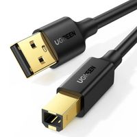 Cable USB para Impresora UGREEN 1.5 metros USB 2.0 A a B 480 Mbps
