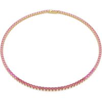 SWAROVSKI COLLAR UNA ANGELIC | ROSADO / DORADO