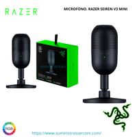 MICROFONO RAZER SEIREN V3 MINI USB STREAMING SUPERCARDIOIDE CN SENSOR TOUCH SILENT MERCURY