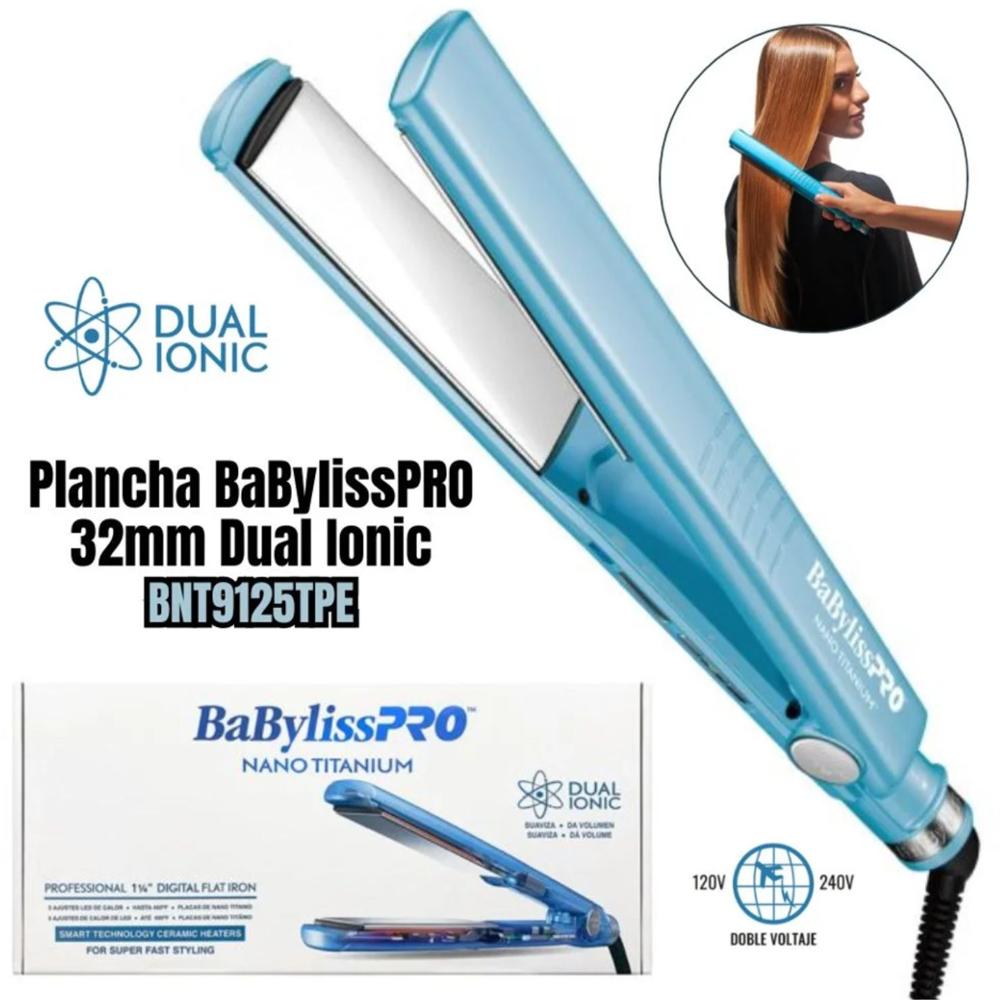Plancha para Cabello Babyliss Pro Dual Ionic 32 mm Profesional