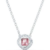 SWAROVSKI COLLAR ANGELIC SQUARE RODIO | ROSA