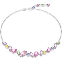 SWAROVSKI COLLAR CRISTALES MIXTOS GEMA RODIO | ROSA