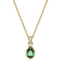 SWAROVSKI COLLAR PENDIENTE PERA CHROMA ORO | VERDE