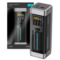 Power Bank Cuktech 20 P23 25000mAh 210W Pantalla TFT Premium Negro
