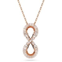 SWAROVSKI COLLAR PENDIENTE INFINITO HYPERBOLA ORO ROSA | ORO ROSA / PLATEADO