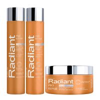 Radiant Argan Pro Repair Shampoo Acondicionador Mascarilla 300 ml