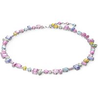 SWAROVSKI COLLAR CRISTALES MIXTOS GEMA RODIO | MULTICOLOR