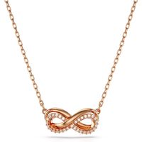 SWAROVSKI COLLAR PENDIENTE INFINITO HYPERBOLA ORO ROSA | ORO ROSA