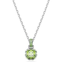 SWAROVSKI COLLAR BIRTHSTONE AGOSTO RODIO | VERDE