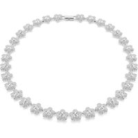 SWAROVSKI X ARIANA GRANDE COLLAR FLORES RODIO | TRANSPARENTE