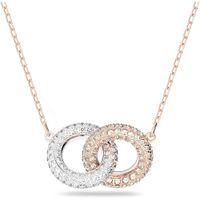 SWAROVSKI COLLAR PENDIENTE CIRCULAR DEXTERA ORO ROSA | ORO ROSA / RODIO