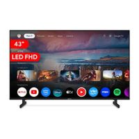 Televisor M-iray 43"" MS43-E2000GBT 2025 LED 1920 × 1080 (Full HD) Google TV Negro